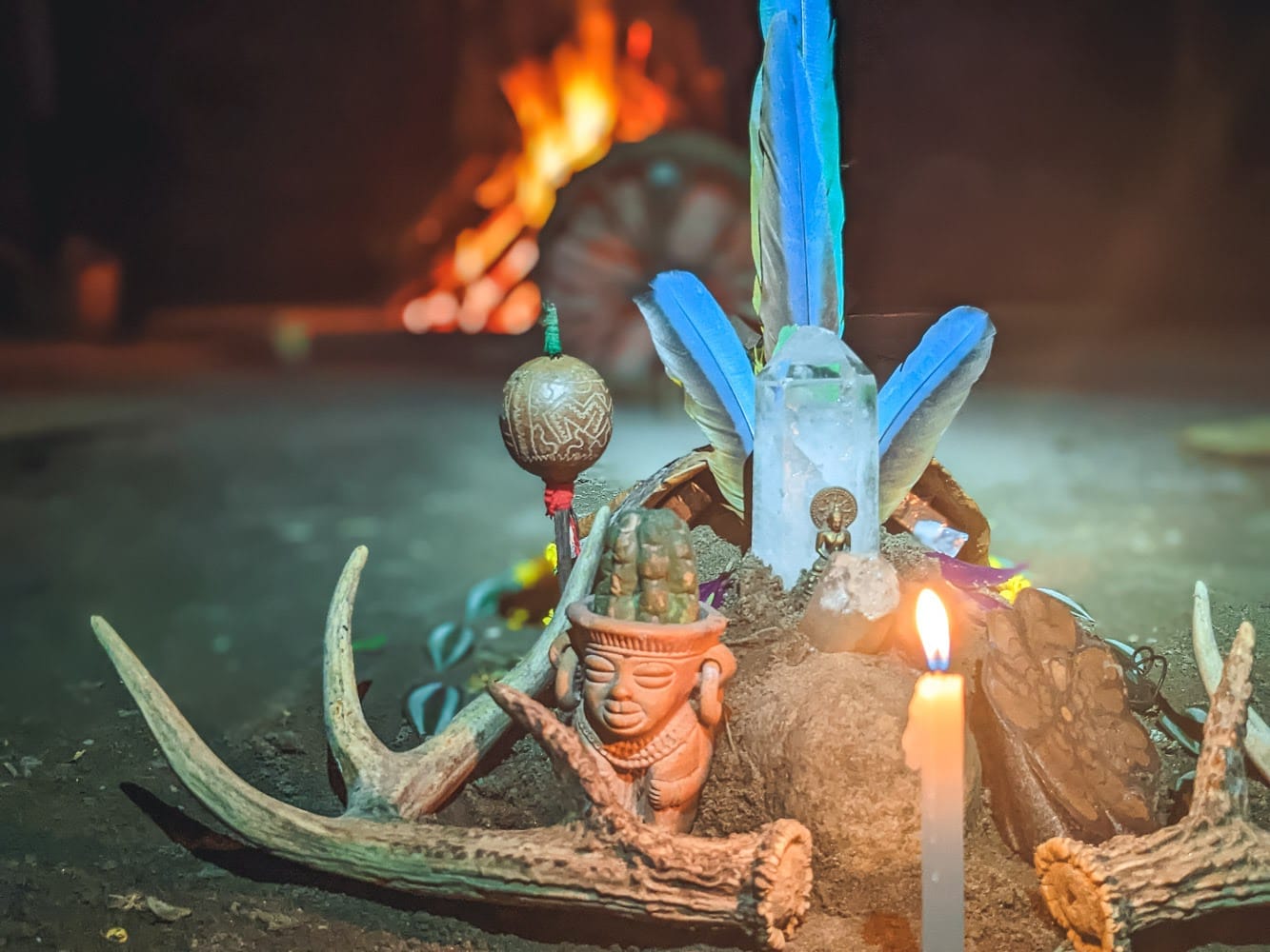 San Pedro Ceremony Altar